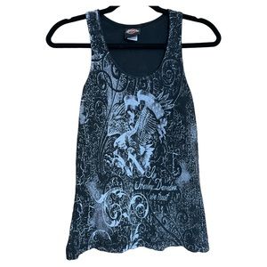 Harley Davidson Tank Top “In Harley Davidson We Trust” Sturgis SD Shirt Size Med